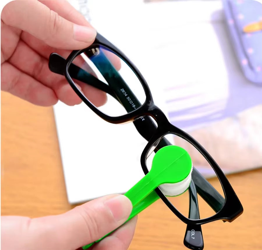 10-1Pcs Portable Multifunctional Glasses Cleaning Rub Eyeglass Sunglasses Spectacles Microfiber Cleaning Brushes Wiping Tools