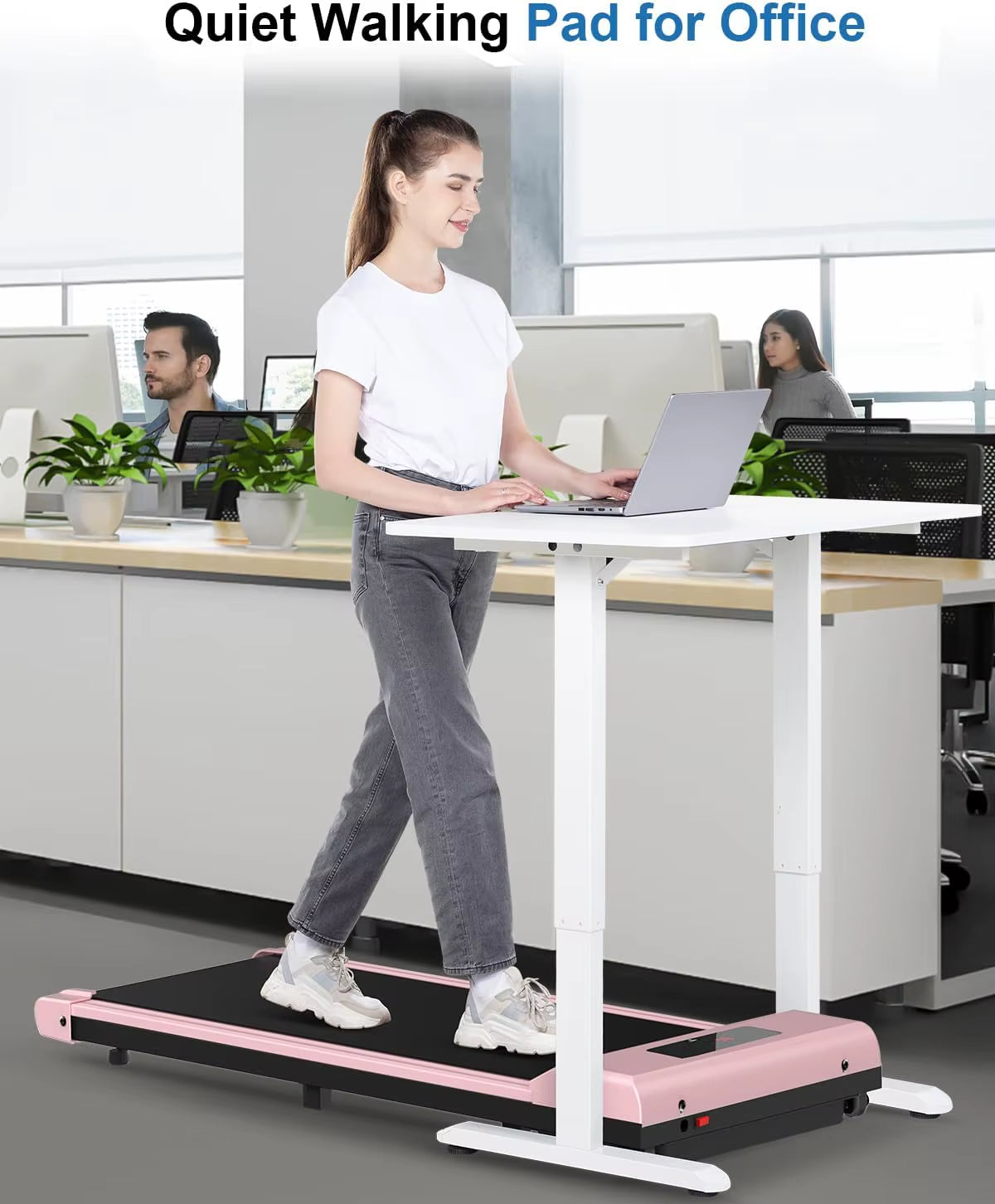 Motorised Smart Walking Pad Walking Machine Slim Fitness Gym Electric Mini Treadmill Home Office