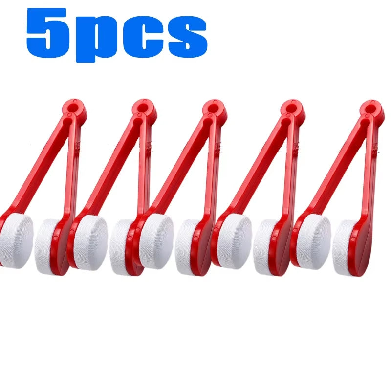 10-1Pcs Portable Multifunctional Glasses Cleaning Rub Eyeglass Sunglasses Spectacles Microfiber Cleaning Brushes Wiping Tools